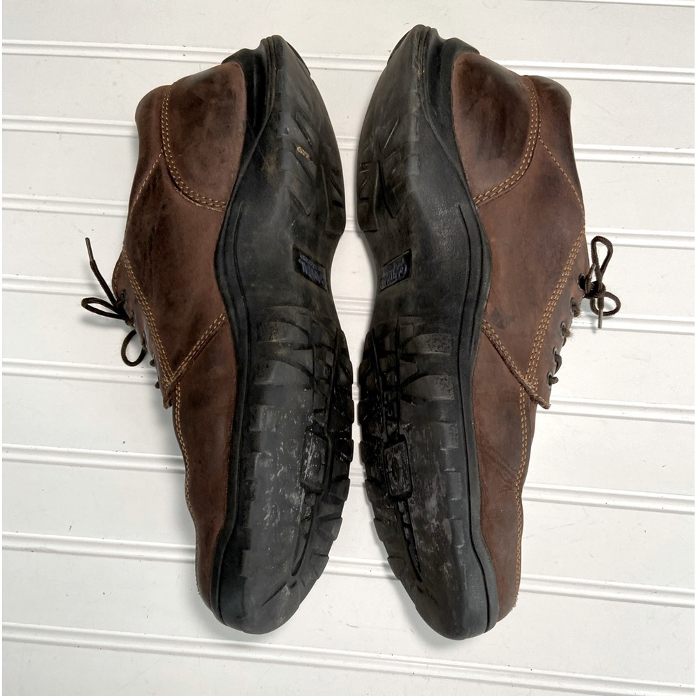 Capital By Rockport Mens Sz 10.5 Brown Leather Casual Shoes PreOwned Gently Used - Picture 2 of 5